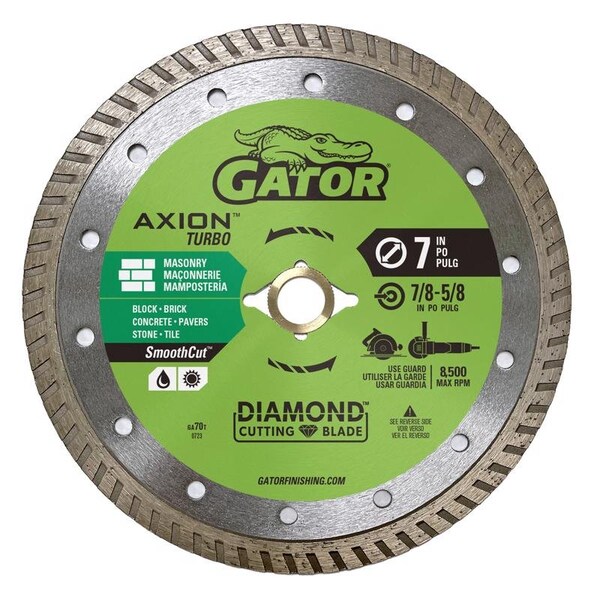 Gator Gator SmoothCut 7 in. D X 5/8 and 7/8 in. Diamond